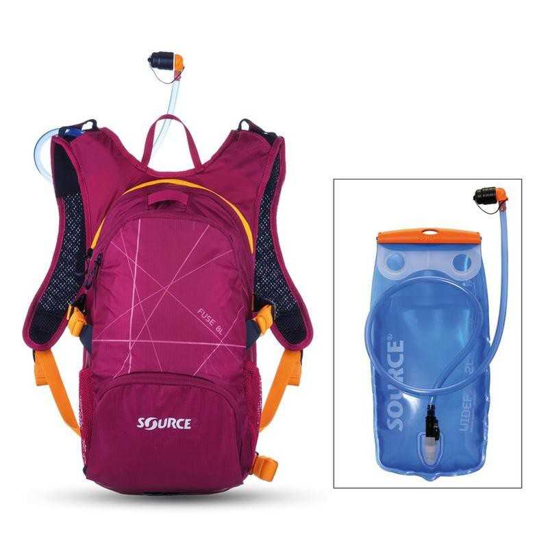 Zaino Source Fuse da MTB 6 L + Sacca idrica 2 L