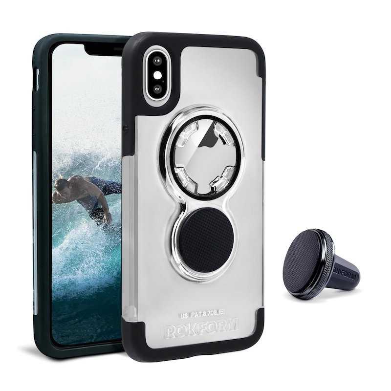 Cover Rokform Crystal Case per Apple iPhone X + Vent Mount