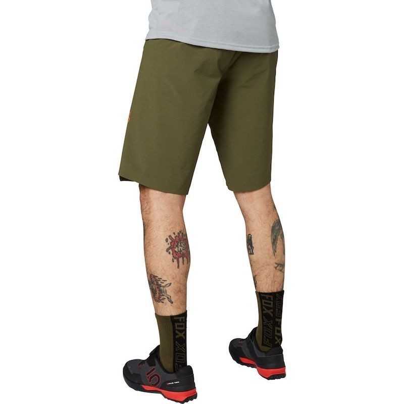 Fox Flexair Short No Liner 2021 Pantaloncini MTB Oliva