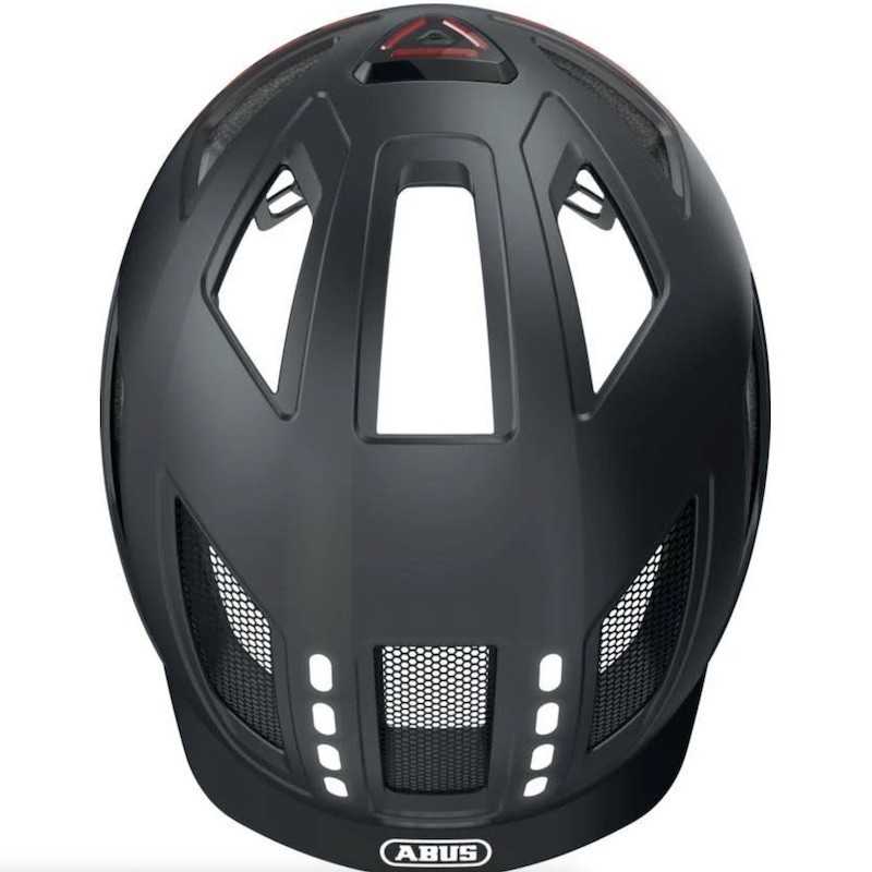 Abus Hyban 2.0 LED Casco Urban Nero Opaco