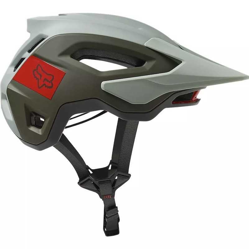 Fox Speedframe Pro Blocked Casco MTB Verde