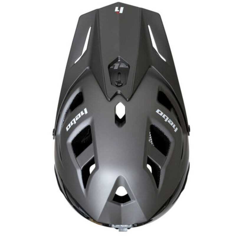 Hebo Helmet Origin + casco per MTB 2 in 1 colore Titanio