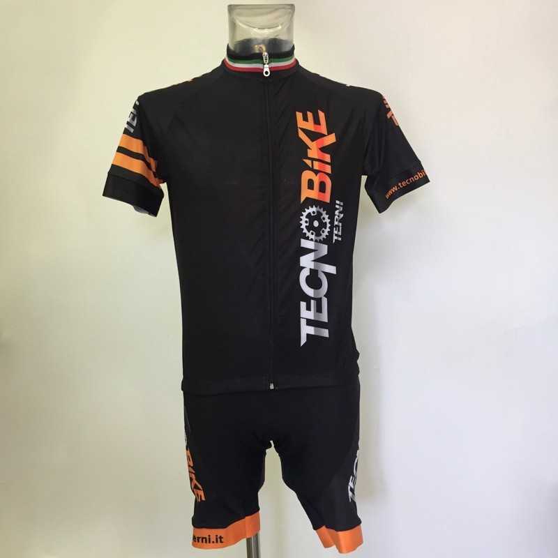 Maglia ciclismo con zip personalizzata TecnoBike