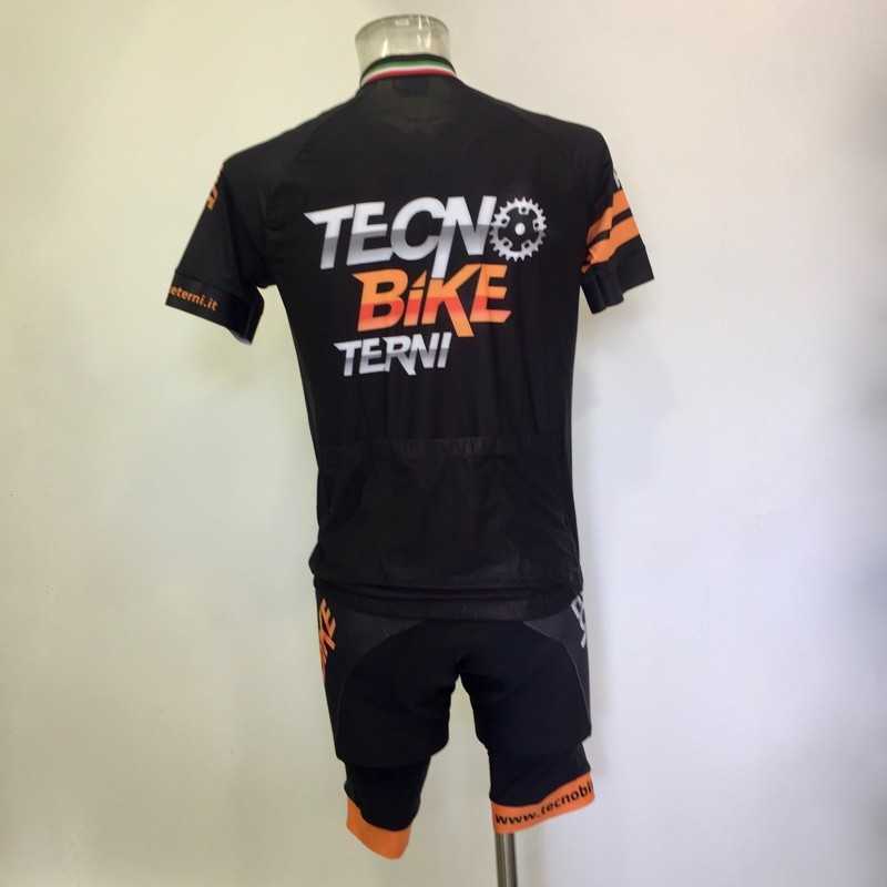 Maglia ciclismo con zip personalizzata TecnoBike